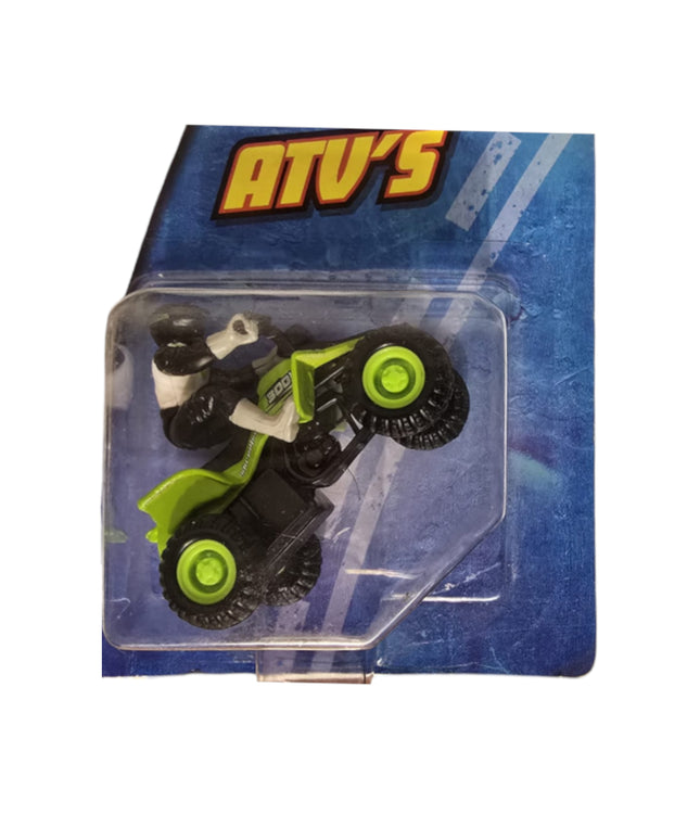 Maisto, Fresh Metal, Pullback, ATV, Green, 3+ years