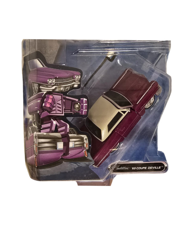 Maisto, Fresh Metal Robo Rods, Transformer Coupe Deville, Toy Car, Mauve, 3+ years
