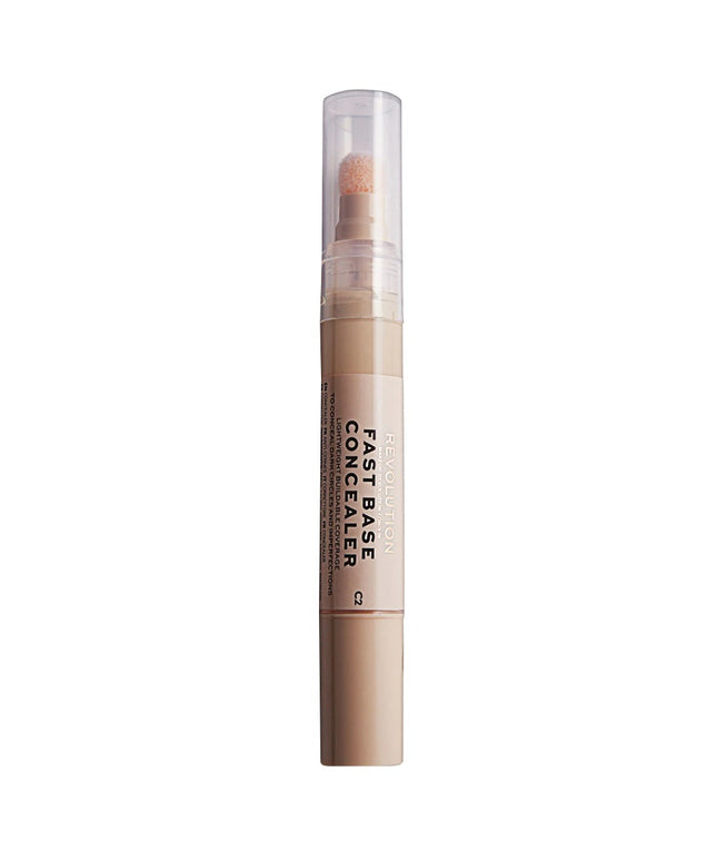 Makeup Revolution, Fast Base Concelear, Under-Eye Concealer Pen, C 2, 4.5 ml