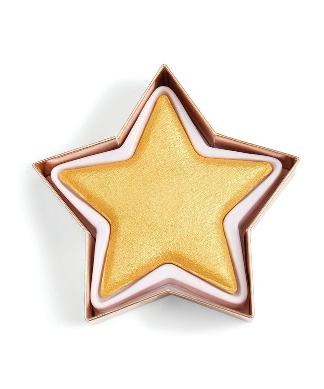 Makeup Revolution, I Heart, Illuminating, Highlighter Powder, Gold Star, 3.5 g