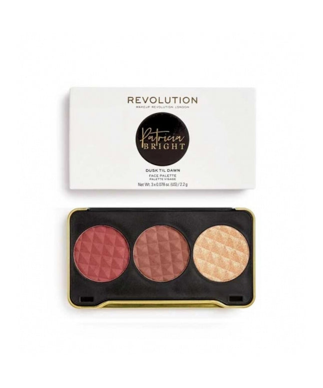 Makeup Revolution, Patricia Bright, Contouring, Face Palette, Dusk Till Dawn, 6.6 g