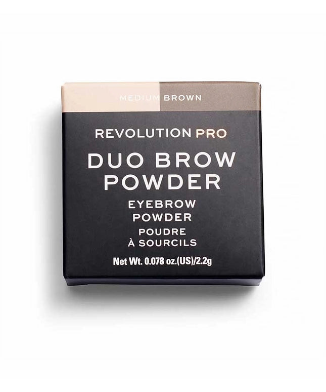 Makeup Revolution, REVOLUTION PRO, Vegan, Eyebrow Powder, Medium Brown, 2.2 g