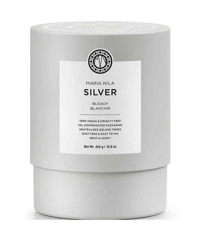Maria Nila, Bleach Collection Silver, For Neutralisation Of Yellow Tones, Hair Oxidant Powder, 450 g