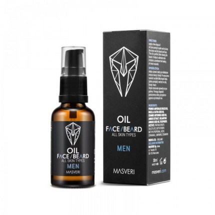 Masveri, Masveri, Beard Oil, Paraben-Free, For Moisturizing, 30 ml