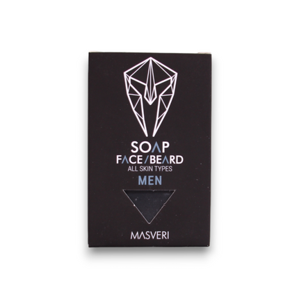 Masveri, Masveri, Paraben-Free, Grooming Soap Bar, For Cleansing, Face &amp; Beard, g 100
