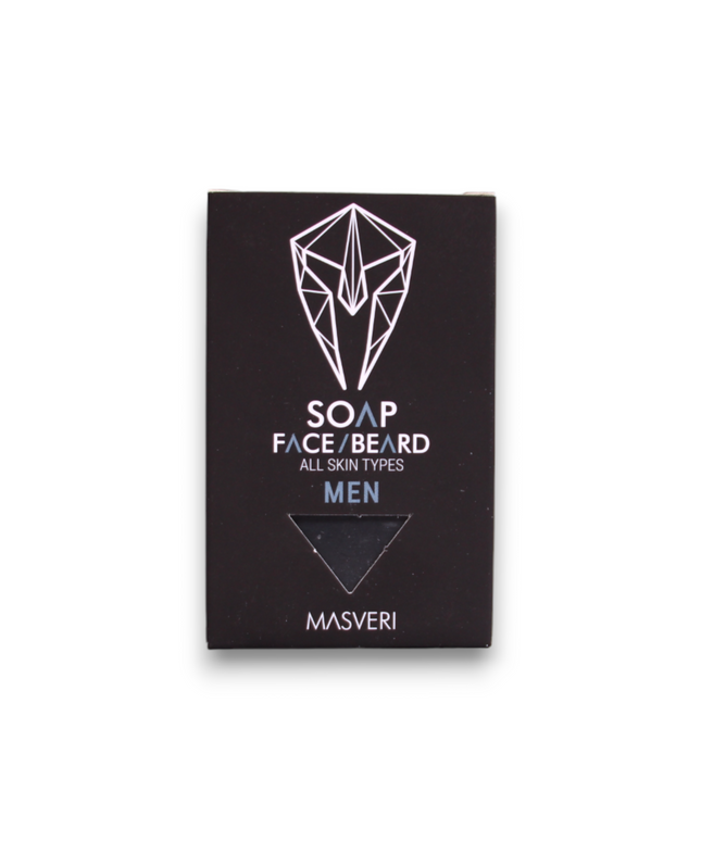 Masveri, Masveri, Paraben-Free, Grooming Soap Bar, For Cleansing, Face &amp; Beard, g 100