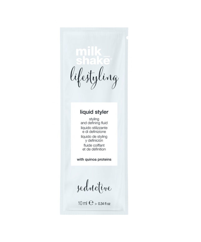 Milk Shake, Lifestyling Liquid Styler, UV Filter, Hair Styling Lotion, 10 ml