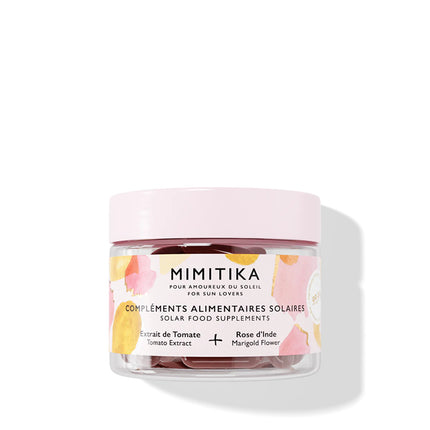 Mimitika, Solar Food, Extrait De Tomate &amp; Rose D&#x27;Inde, Sun Protection, Day, Supplements, 25 g