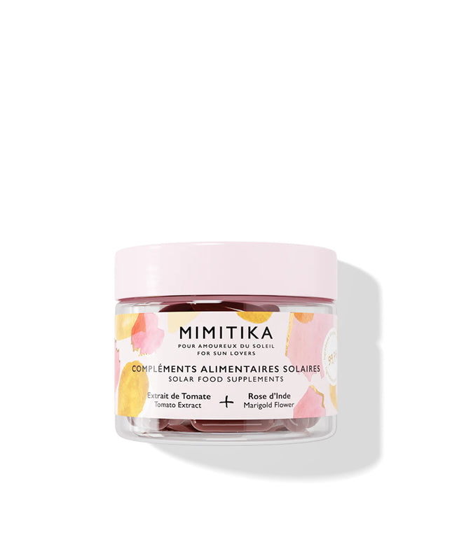 Mimitika, Solar Food, Extrait De Tomate &amp; Rose D&#x27;Inde, Sun Protection, Day, Supplements, 25 g