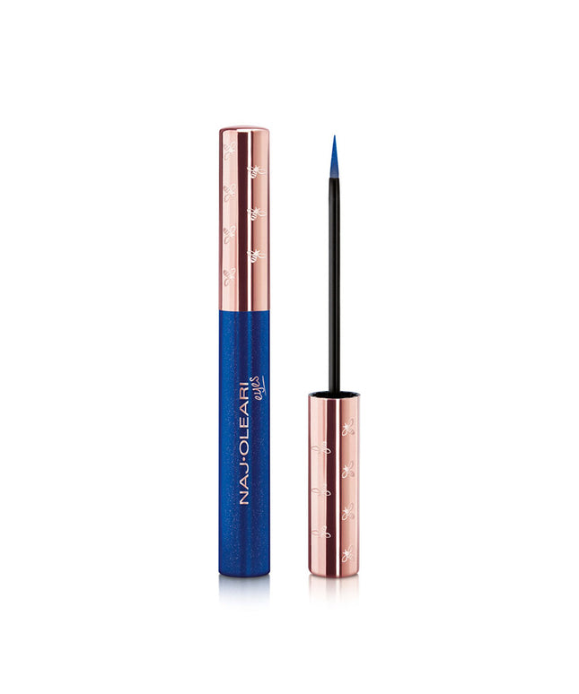Naj Oleari, Impeccable, Precise, Liquid Eyeliner, 02, Blue Magnetic, 0.5 g