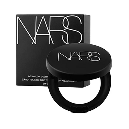 Nars, Aqua Glow Cushion, Empty Powder Foundation Plastic Compact Case, Black