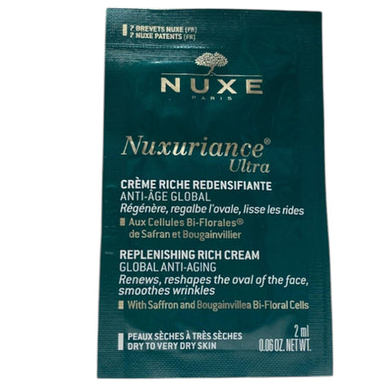 Nuxe, Nuxuriance Ultra, Vegan, Anti-Ageing, Rich Cream, For Face, 2 ml *Sample