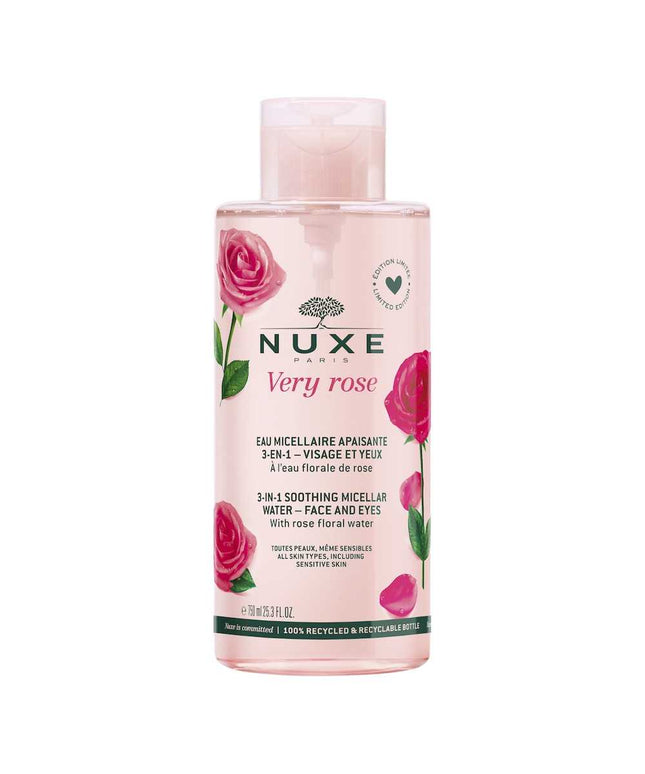 Nuxe, Very Rose, Cleansing, Micellar Water, For All Skin Types, 750 ml