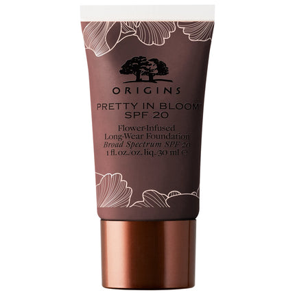 Origins, Pretty In Bloom, Long Wearing, Cream Foundation, 740, Very Deep Cool, SPF 20, 30 ml