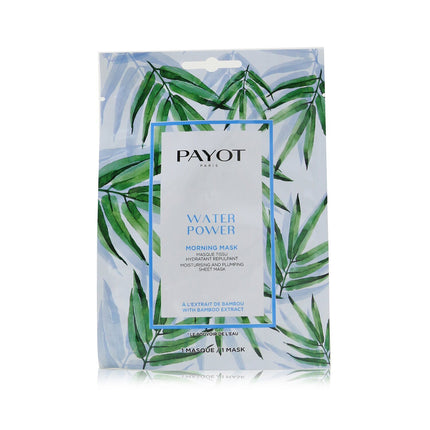 Payot, Water Power, Moisturizing &amp; Plumping, Sheet Mask, For Face, Morning, 19 g