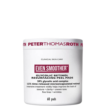 Peter Thomas Roth, Even Smoother, Smoothing, Cleansing Pads, 60 pcs