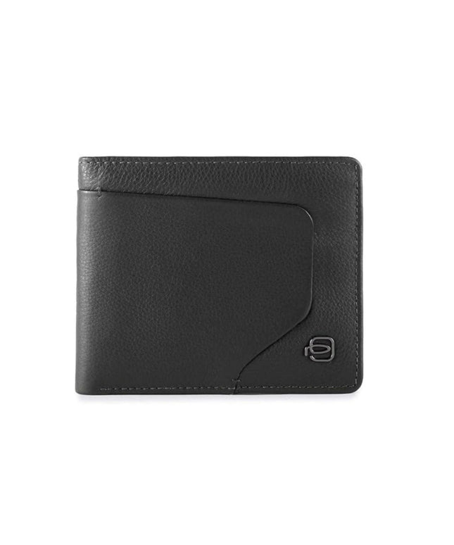 Piquadro, Akron, Leather Wallet, Pu4518Aor/N, Black, For Men