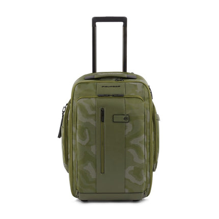 Piquadro, Brief 2, Cabin Textile Trolley, Camor, 35 x 53 x 25 cm, Laptop And iPad Compartment