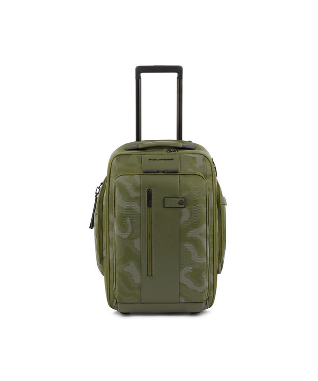 Piquadro, Brief 2, Cabin Textile Trolley, Camor, 35 x 53 x 25 cm, Laptop And iPad Compartment