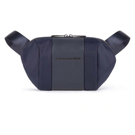 Piquadro, Bum, Textile Crossbody Bag, Blue, CA5479BR2, 28 x 16 x 6cm, For Men
