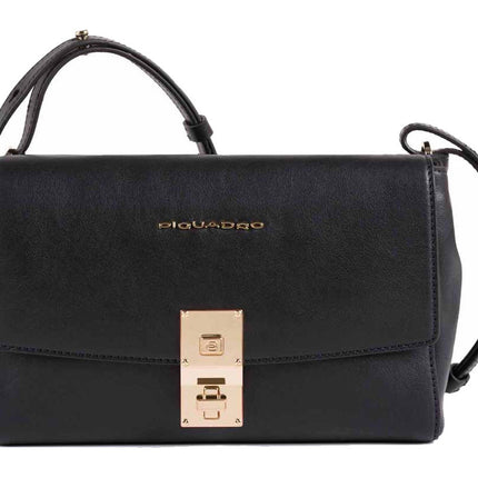 Piquadro, Dafne Business, Leather Bag, Document Holder, Black, For Women