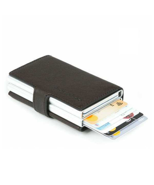Piquadro, Dafne, Leather Wallet, Cardholder, Brown, For Men