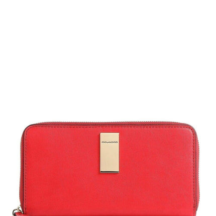Piquadro, Dafne, Leather Wallet, Red, For Women