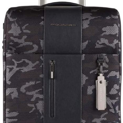 Piquadro, Four-Wheel, Cabin Textile Trolley, Camouflage