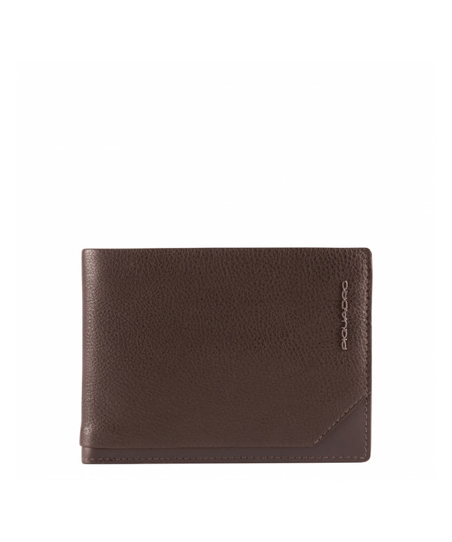Piquadro, Tallin, Leather Wallet, Key holder, Brown, For Men