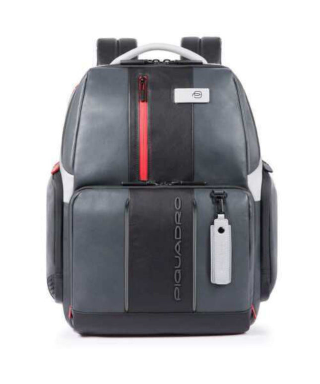 Piquadro, Piquadro, Leather Backpack, Laptop Compartiment, For Men