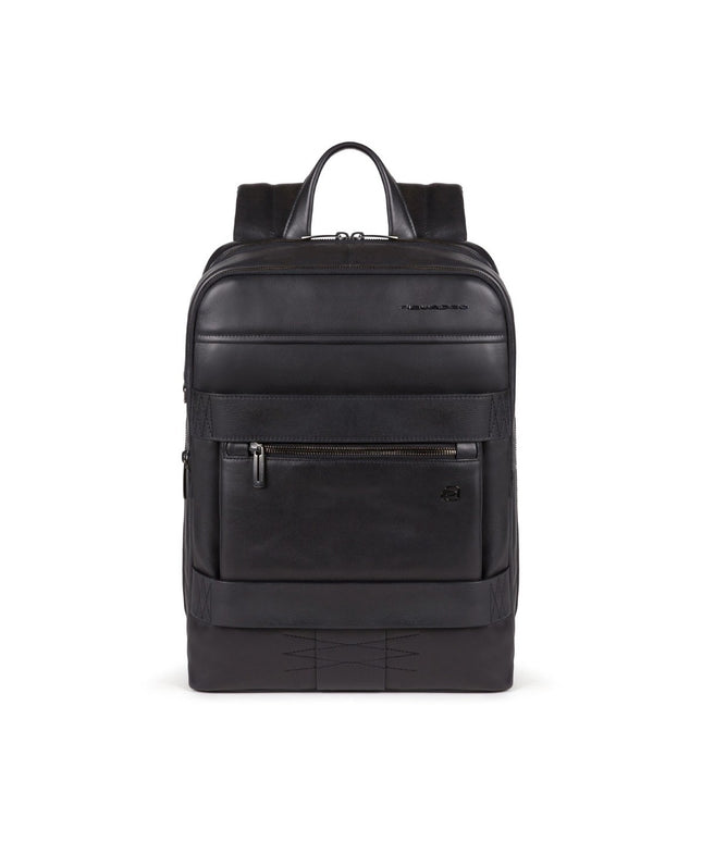 Piquadro, Piquadro, Leather, Leather Backpack, Black, Anti-Fraud Protection, CA5555W110, For Men