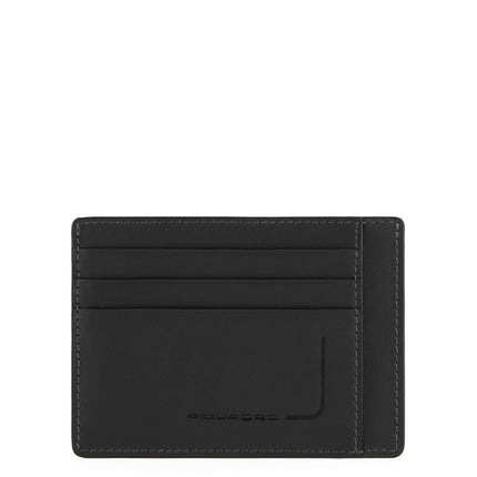 Piquadro, Piquadro, Leather Card Holder, Black, For Men