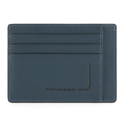 Piquadro, Piquadro, Leather Card Holder, RFID Anti-Fraud Protection, For Men