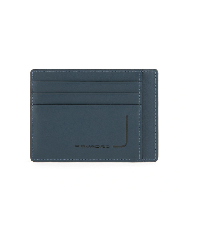 Piquadro, Piquadro, Leather Card Holder, RFID Anti-Fraud Protection, For Men