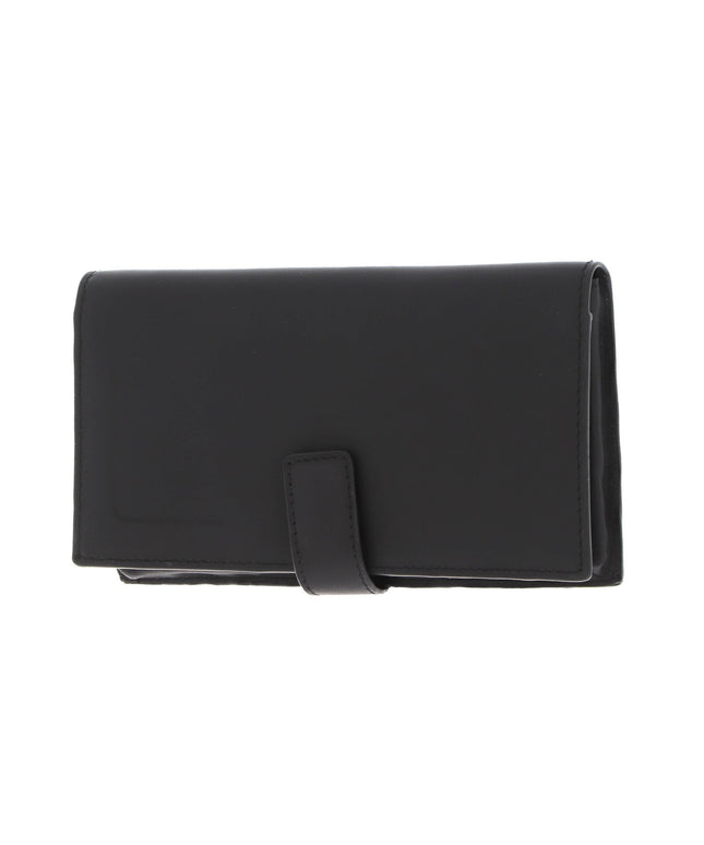 Piquadro, Piquadro, Leather Wallet, Phone Holder, 42023100, Black, For Men