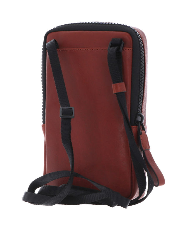 Piquadro, Piquadro, Leather Wallet, Phone Holder, 42023100, Brown, For Men