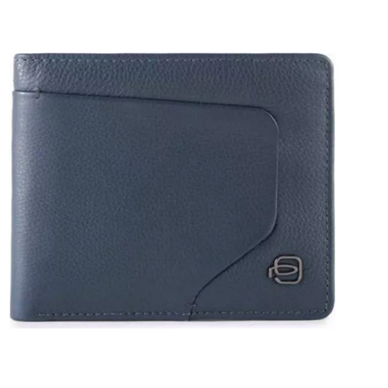 Piquadro, Piquadro, Leather Wallet, Pu4518Aor, Blu Oltremare, For Men