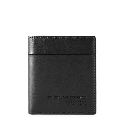 Piquadro, Urban, Leather Wallet, Credit Card Case, Black, For Men