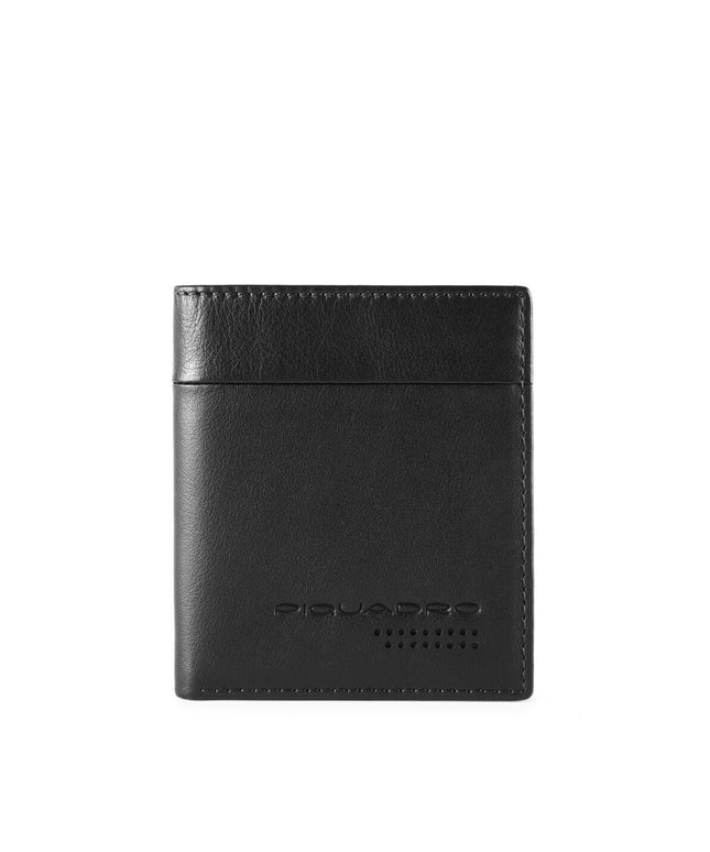 Piquadro, Urban, Leather Wallet, Credit Card Case, Black, For Men