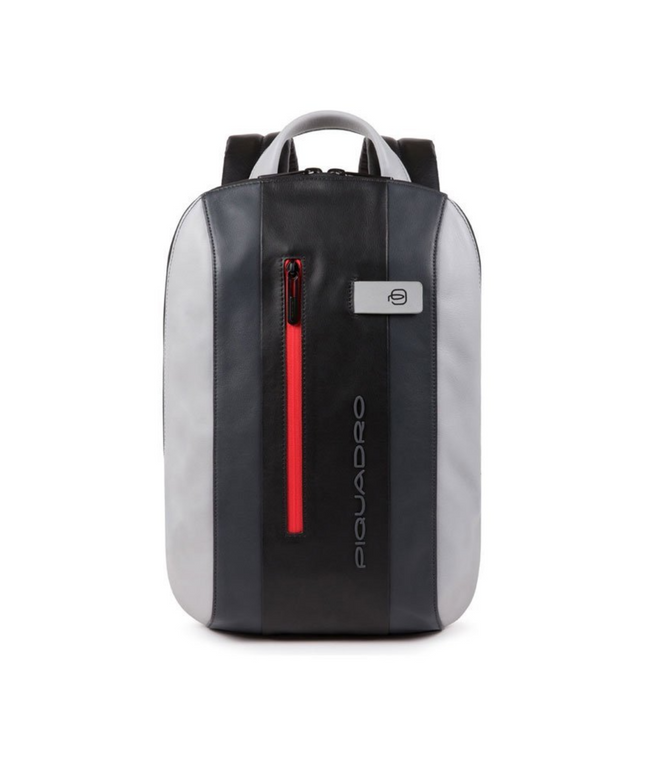 Piquadro, Zaino, Leather, Leather Backpack, Laptop And iPad Compartment, For Men, 39 x 27 x 6 cm