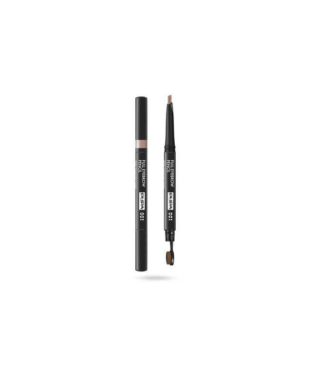 Pupa, Full, Paraben-Free, Definer, Double-Ended, Eyebrow Cream Pencil &amp; Brush 2-In-1, 001, Blonde, 0.2 g *Tester