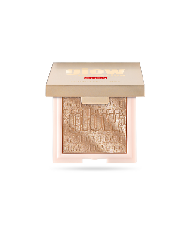 Pupa, Glow Obsession, Illuminating, Blush Highlighter Compact, 002, Rose Gold, 6 g