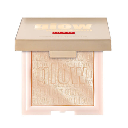 Pupa, Glow Obsession, Illuminating, Blush Highlighter Compact, 100, Light Gold, 6 g *Tester