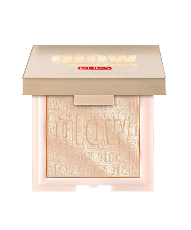 Pupa, Glow Obsession, Illuminating, Blush Highlighter Compact, 100, Light Gold, 6 g *Tester