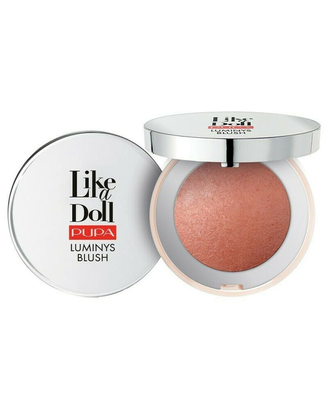 Pupa, Like A Doll, Illuminating, Blush Powder, 202, Terra Di Sienna, 3 g