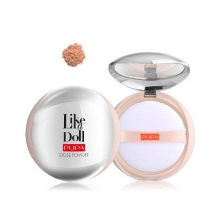 Pupa, Like A Doll, Loose Highlighter Powder, Rosy Beige, 004, 9 g