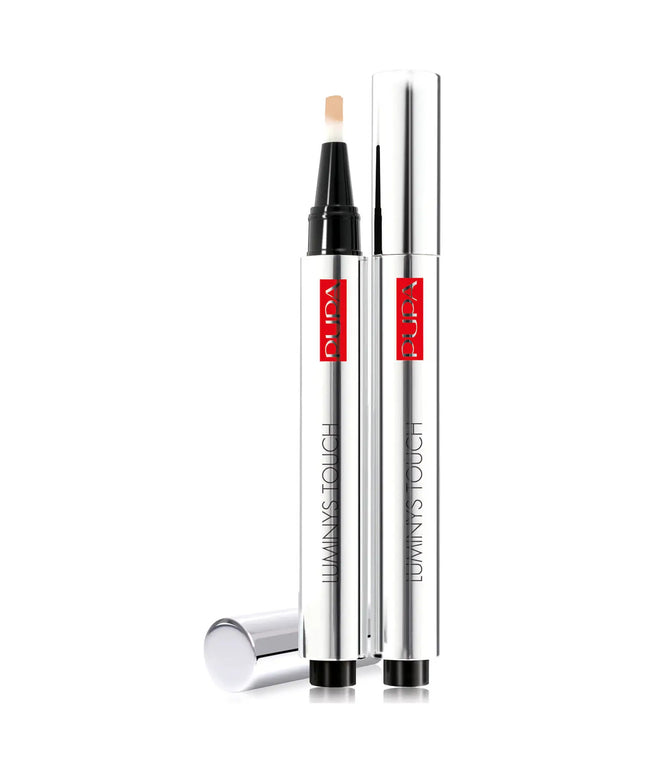Pupa, Luminys Touch, Light Reflecting, Highlighter &amp; Concealer Stick 2-In-1, 03, Luminous Peach, For Eyes, 2.8 ml