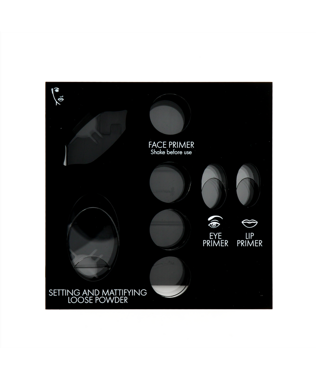 Pupa, Matt, Empty Makeup Display, Black, With 8 Slots