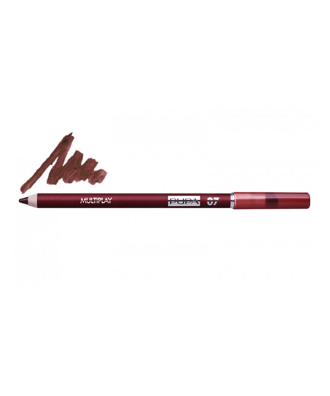 Pupa, Multiplay, Double-Ended, Eyeshadow &amp; Kajal Eyeliner 2-In-1, 07, African Brown, 1.2 g *Tester