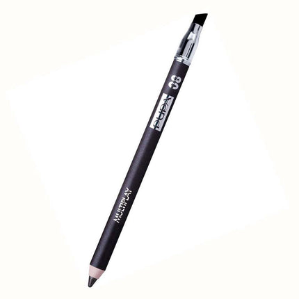 Pupa, Multiplay, Double-Ended, Eyeshadow &amp; Kajal Eyeliner 2-In-1, 08, Basic Brun, 1.2 g *Tester